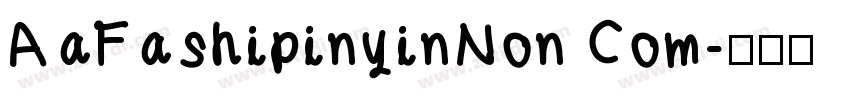 AaFashipinyinNon Com字体转换